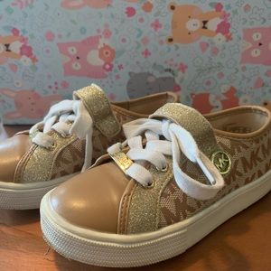 Michael Kors toddler sneakers with glitter